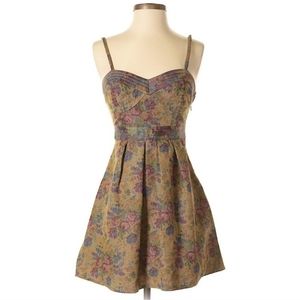 NWT Foiled Tapestry Dress